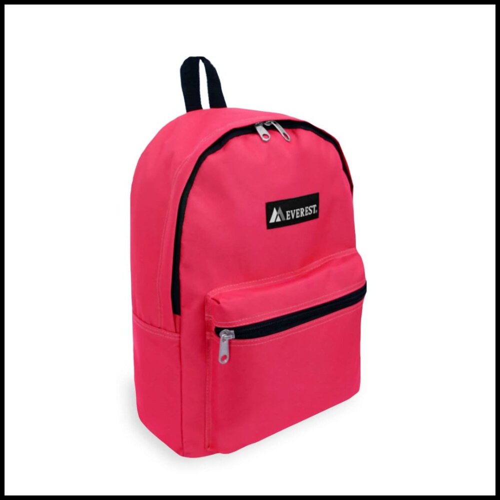 Basic Backpack Polyester Daypack One Size Modern … - image 1
